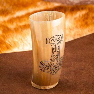 Indian Viking Drinking Horn Glass Cup Customized Logo Party Beer Mug Handmade Wine <b>Accessories</b> Eco-Friendly with Lid MULTI CRAFT - Product Image 5