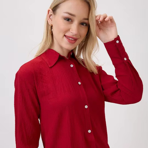 Ensemble pantalon et haut sans manches 100 % lin à col en V, coupe ample, style vintage avec boutons décoratifs, pour femme - Product Image 1