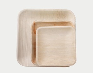 Assiettes en feuilles naturelles artisanales jetables, résistantes à la chaleur, solides et robustes, pour fêtes d'anniversaire, dîners en famille et événements (Global) - Product Image 3
