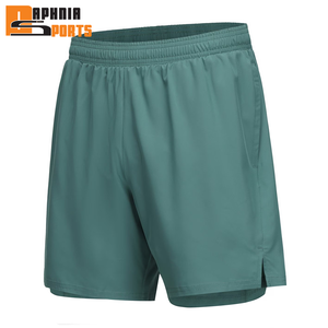 Pantalones Cortos Deportivos para Hombre, de Poliéster, Servicio OEM, Pantalones Cortos de Playa, Pantalones Cortos de Natación, Pantalones Cortos 2 en 1 para Correr - Product Image 2