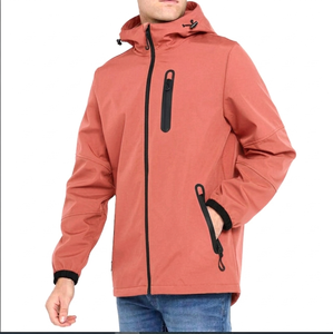 Lightweight Hot Selling Unique Design Men's <b>Soft</b> <b>Shell</b> <b>Jacket</b> Zipper Style Canvas Winter Customized OEM Service Plain Dyed - Product Image 3