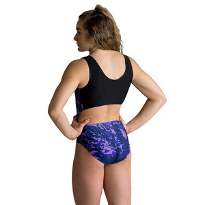 Justaucorps de danse en spandex pour filles et femmes adultes, idéal pour la danse classique, la gymnastique, l'entraînement, les cours de danse, les exercices et les spectacles sur scène - Product Image 4