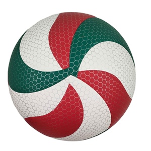 Ballon de volley-ball professionnel de compétition de qualité supérieure, avec couleurs et logo personnalisés, cousu à la machine. - Product Image 3