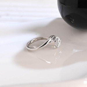 Moissanite 2CT Marquise Cut Diamond Crossover Band <b>Ring</b> original 925 Silver for Engagement Party Jewelry For Girlfriends - Product Image 4