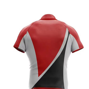 Ensemble uniforme de rugby respirant pour hommes, maillot à manches courtes et short assorti, tissu léger et confortable pour les entraînements et les matchs - Product Image 4