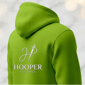 Top Trend Handmade Streetwear <b>Hoodies</b> Sustainable Green Men's Winter Pullover Street Wear <b>Hoodies</b> Custom Design Lined Breathable - Product Image 2