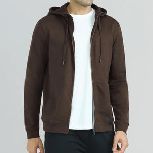 Sudadera con Capucha para Hombre de Algodón Jersey de Alta Calidad con Cremallera, Logotipo Personalizado, Impresión Serigrafiada, Oversize, Negra, Lisa, Lavada, Ecológica - Product Image 1