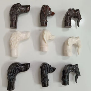 Empuñadura Decorativa para Bastón, Hecha a Mano, Ecológica, de Resina, con Cabeza de Ángel o Animal, Repuesto para Bastón - Product Image 1