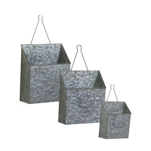 Durable Two-Tier Galvanized Metal <b>Kitchen</b> Utensils Tools Holder with Handle Easy Carry <b>Caddy</b> for Storage Discounted Price India - Product Image 4