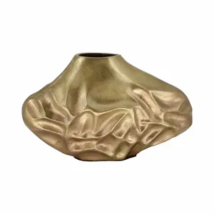 Jarrón de Hierro Contemporáneo para Mesa, Estilo Costero, Hecho a Mano, Ecológico, Decoración para Arreglos Florales, Diseño Interior Moderno para el Hogar - Product Image 2