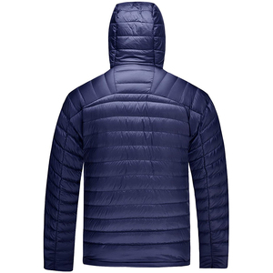 Men’s Puffer Jacket OEM Custom Hooded Quilted <b>Padded</b> Winter <b>Coat</b> Warm Streetwear Casual Style - Product Image 2