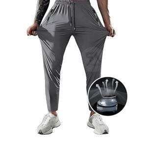 Pantalones Deportivos para Hombre, Color Azul Rey, Transpirables, con Cintura Elástica, para Gimnasio, Corte Ajustado - Product Image 2