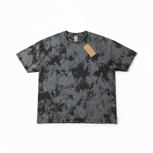 เสื้อยืดสตรีทแวร์คุณภาพสูง ขนาดใหญ่พิเศษ ผ้าฝ้าย 100% แบบเรียบ สไตล์วินเทจ เนื้อผ้าหนา  พร้อมเอฟเฟกต์ฟอกสีแบบแอซิดวอช  รับสกรีนลาย DTG  แบบเปล่าสำหรับพิมพ์ลาย - Product Image 4