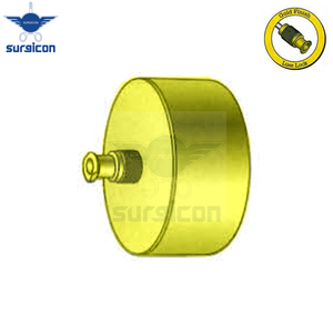 Dispositivo de Sujeción de 40 mm de Longitud con Conexión Luer Lock, Acabado Dorado, Dispositivo Quirúrgico Reutilizable con Doble Conexión Luer Lock - Product Image 3