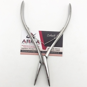 High Quality Surgical Grade Stainless Steel Flat Tip <b>Micro</b> Removal Pressing Pliers Sustainable <b>Tape</b> Hair Beading Tools - Product Image 5