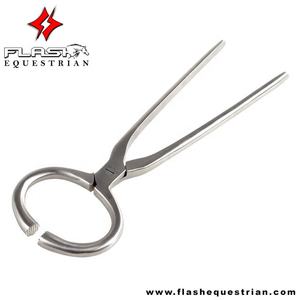 Custom Made <b>Plain</b> Mouth Hoof Tester Silver Stainless Steel Farrier <b>Tools</b> Hoof Tester Manufacturer - Product Image 5