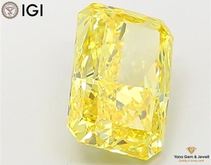 เพชร CVD ผลิตในห้องปฏิบัติการ 4.01 กะรัต ได้รับการรับรองจาก IGI ความสะอาดระดับ VVS2 สีเหลืองสดใสทรงรัศมี สำหรับเครื่องประดับแบบเดี่ยวสำหรับนักออกแบบ - Product Image 6
