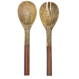 Cuchara de Madera con Impresión Esmaltada, Acabado Espejo, Ecológica, de Lujo, para Regalo de Boda, Cuchara para Servir Especias Hecha a Mano de Alta Calidad - Product Image 1