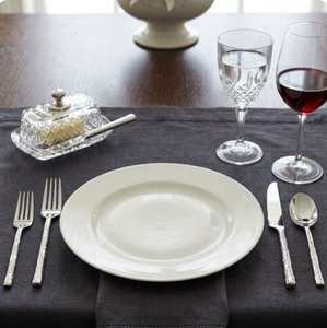 Hand Forged Stainless Steel Cutlery <b>Set</b> Flatware Dishwashwer Safe Rustic Design Luxury Elegant table Setting <b>DInnerware</b> - Product Image 5