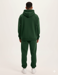 Conjuntos de Chándal Desgastados de 400 Gsm, Conjuntos Deportivos Vintage Personalizados, Pantalones y Sudadera con Capucha, Lavado Ácido, para Hombre - Product Image 2