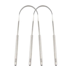 Limpiador de Lengua Profesional de Alta Calidad para Adultos, Raspador de Lengua de Acero Inoxidable, Eliminador de Mal Aliento - Product Image 5