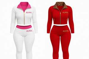 Fabricantes de Ropa, Colección Otoño Invierno 2025, Ropa para Mujer, Sudadera con Cierre y Pantalones Deportivos con Lavado Ácido, Conjunto de 2 Piezas - Product Image 6