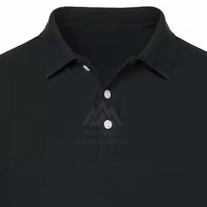 Polos de manga larga transpirables y ligeros para hombre a precio razonable, polos de manga larga de color sólido para hombre hechos en Pakistán. - Product Image 3