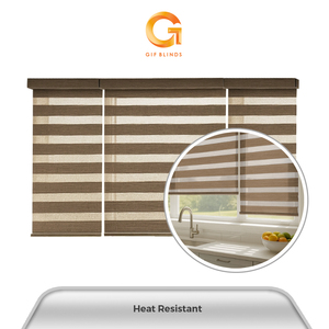 Persianas Zebra Monobrown Marrón Claro ZB91142 76x183cm, las Más Vendidas en Malasia, para Hogar y Oficina, OEM B2B, Mejor Proveedor, Garantía de Calidad Profesional - Product Image 5