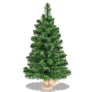 Albero di Natale da Tavolo Non Illuminato 60cm, Lussuoso in PVC Pieghevole e Personalizzabile, Decorazione di Alta Qualità per Esterni per le Festività - Product Image 3