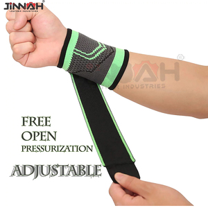 En gros Sangles de musculation et de remise en forme pour l'haltérophilie, avec rembourrage en néoprène et support en coton, et bandes de maintien pour poignets - Product Image 4