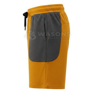 2026 Solid High Waist Gym Casual <b>Shorts</b> with <b>Quick</b> <b>Dry</b> Breathable Polyester/Cotton Fabric Comfortable Stretch Drawstring Closure - Product Image 2