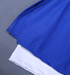 Shorts de bain pour hommes, décontractés, taille haute, avec cordon de serrage, 100% polyester, toile, séchage rapide, respirant, élastique - Product Image 3