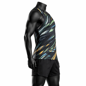 Camiseta Deportiva Sublimada para Hombre, de Secado Rápido, Transpirable, sin Mangas, para Gimnasio, Fitness, Entrenamiento, Ropa Deportiva Personalizada - Product Image 1