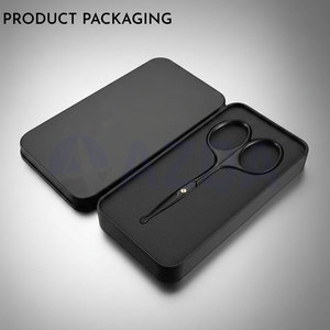 Tijeras de Acero Inoxidable de Alta Calidad con Recubrimiento Negro para Nariz y Vello Facial, Punta Redondeada de Seguridad, Herramienta de Precisión para el Cuidado Personal - Product Image 5