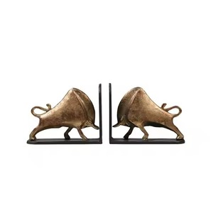 Metal Bookends 2Pcs <b>Rustic</b> Design Sculptural Birds on Branch Decorative Book Ends For <b>Office</b> Use - Product Image 5