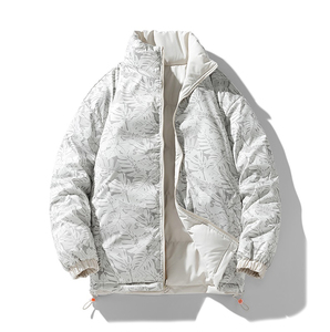 Veste matelassée pour homme avec logo personnalisé, col montant, haute qualité, pour l'extérieur, avec logo sur le devant et design personnalisé - Product Image 3