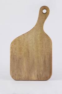 Round Mango <b>Wood</b> Chopping Board With Hand Grip Handle For Cutting Vegetable And Fruit With Food Safe Coating - Product Image 4