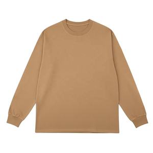 เสื้อสเวตเชิ้ตคอกลมแขนยาวผู้ชาย สีน้ำเงินล้วน ผ้าถัก สวมใส่สบาย ทรงปกติ พิมพ์ลายตามสั่ง คุณภาพสูง - Product Image 3
