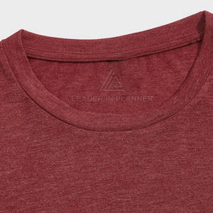 T-shirt uni 100% coton pour homme, confortable, grande taille, coupe ample, vêtements décontractés pour homme, imprimé, prix bas - Product Image 3