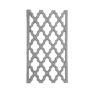 แผงรั้วระเบียงอะลูมิเนียมทรงสี่เหลี่ยม Trellis Quatrefoil พร้อมแผ่นเหล็กหล่อสำหรับตกแต่งรั้ว บันไดวิลล่าหรู ราวกันตก ระเบียง - Product Image 2