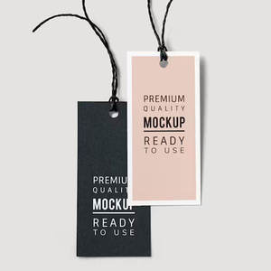 Etiquetas colgantes de PVC con diseño nuevo y en relieve, muestra gratuita de moda, etiquetas colgantes especiales con cordón para regalo, etiquetas para ropa con logotipo propio - Product Image 2