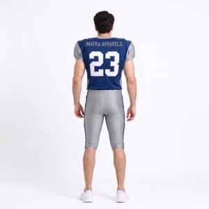 Ensemble Maillot de Football Américain Rétro à Coupe Ajustée pour Homme et Pantalon en Mesh Spandex – Personnalisable avec Tissu Sergé – Fabricant OEM - Product Image 2