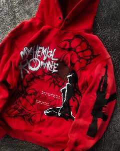 Sudadera con capucha con estampado de pantalla de ropa informal de alta calidad para Unisex 100% algodón 500GSM Flees personalizado - Product Image 3