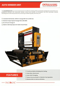 Machine de rembobinage automatique de film / DND MACHINERY PVT. LTD. - Product Image 3