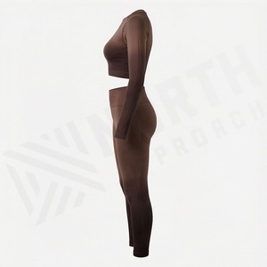 Conjunto de Yoga para Mujer, Diseño Sublimado, Sexy, de Secado Rápido, Ropa Deportiva Activa para Gimnasio - Product Image 3