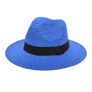Sombrero Fedora de Paja con Logotipo Personalizado al por Mayor, Nuevo Diseño, Ala Corta, Estilo Trilby, Panamá, para Hombres, Mujeres, Unisex, Verano - Product Image 2