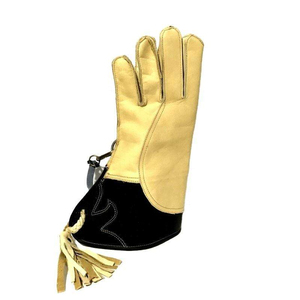 Gants de fauconnerie en cuir de toutes couleurs, conçus sur mesure, gants de sécurité pour la manipulation des oiseaux, dernier design - Product Image 3