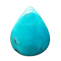 2026 PDM Gems Cabochons en forme de poire en turquoise teinte cristalline, pierres roulées, pierres précieuses de guérison en vrac, prix de gros pour la fabrication de bijoux