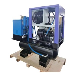 Inverter VSD 15kw 20hp sekrup kompresor udara dengan penerima pengering udara tangki liter l 4 in1 kompresor gulir - Product Image 5