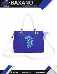 Sac à main en toile pour femme Zeta Phi Beta ZPB Sorority avec fermeture éclair, lettres grecques, logo personnalisé, compartiment pour ordinateur portable, pour usage quotidien - Product Image 4